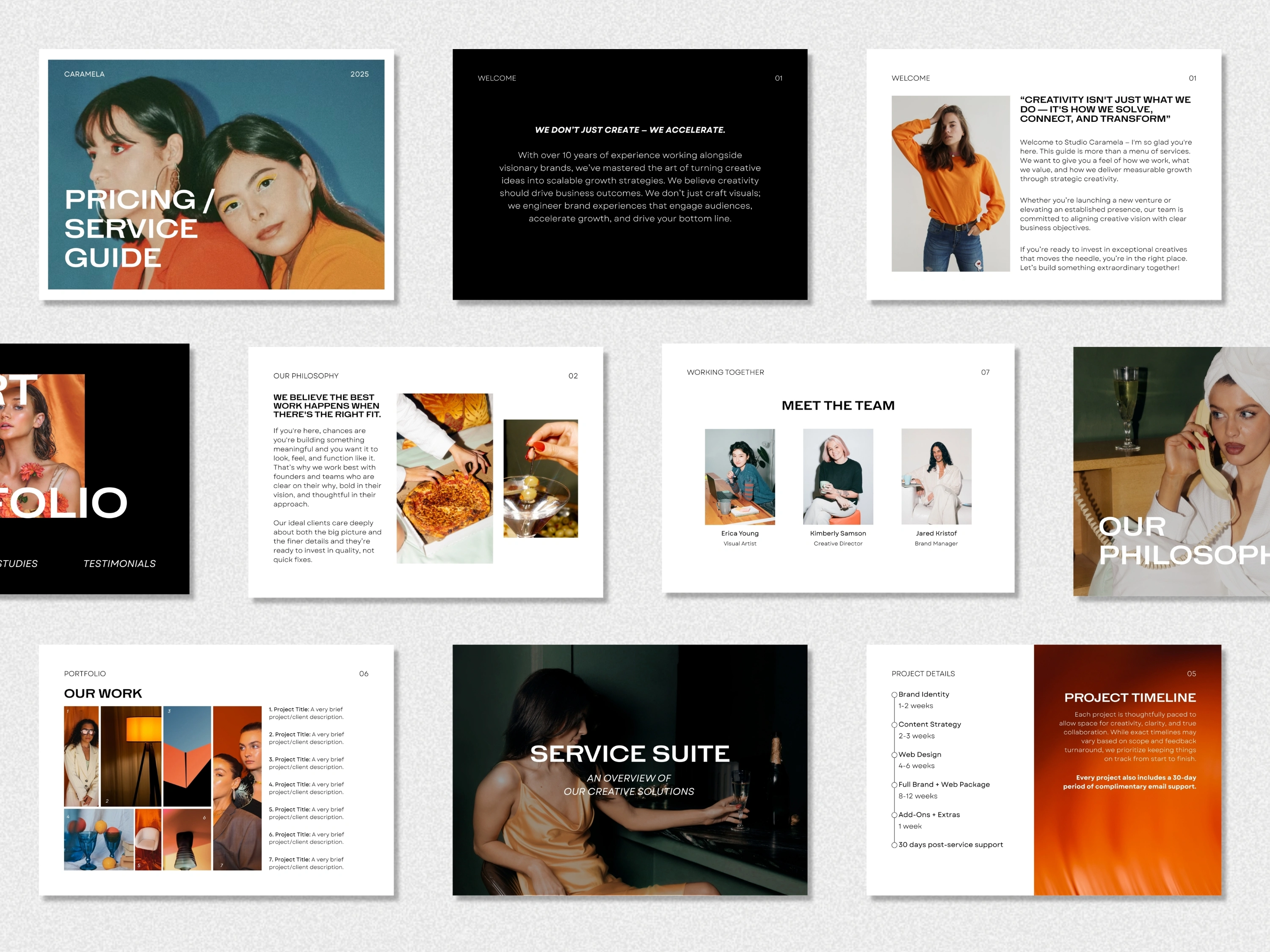 Service & Pricing Guide Template | Editable Canva | Case Study | Freelancers | Small Business Tools