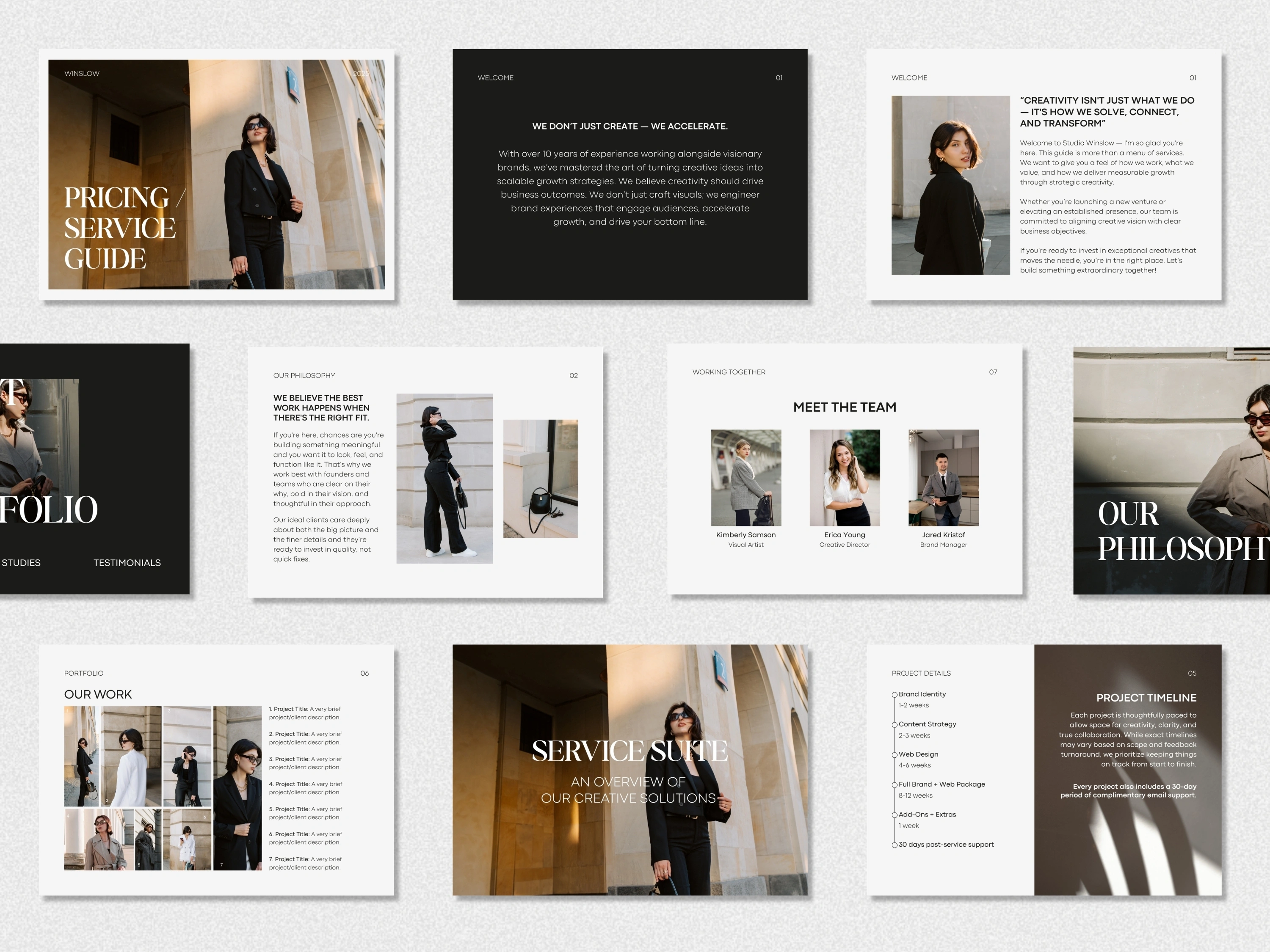 Service & Pricing Guide Template | Editable Canva | Case Study | Freelancers | Small Business Tools