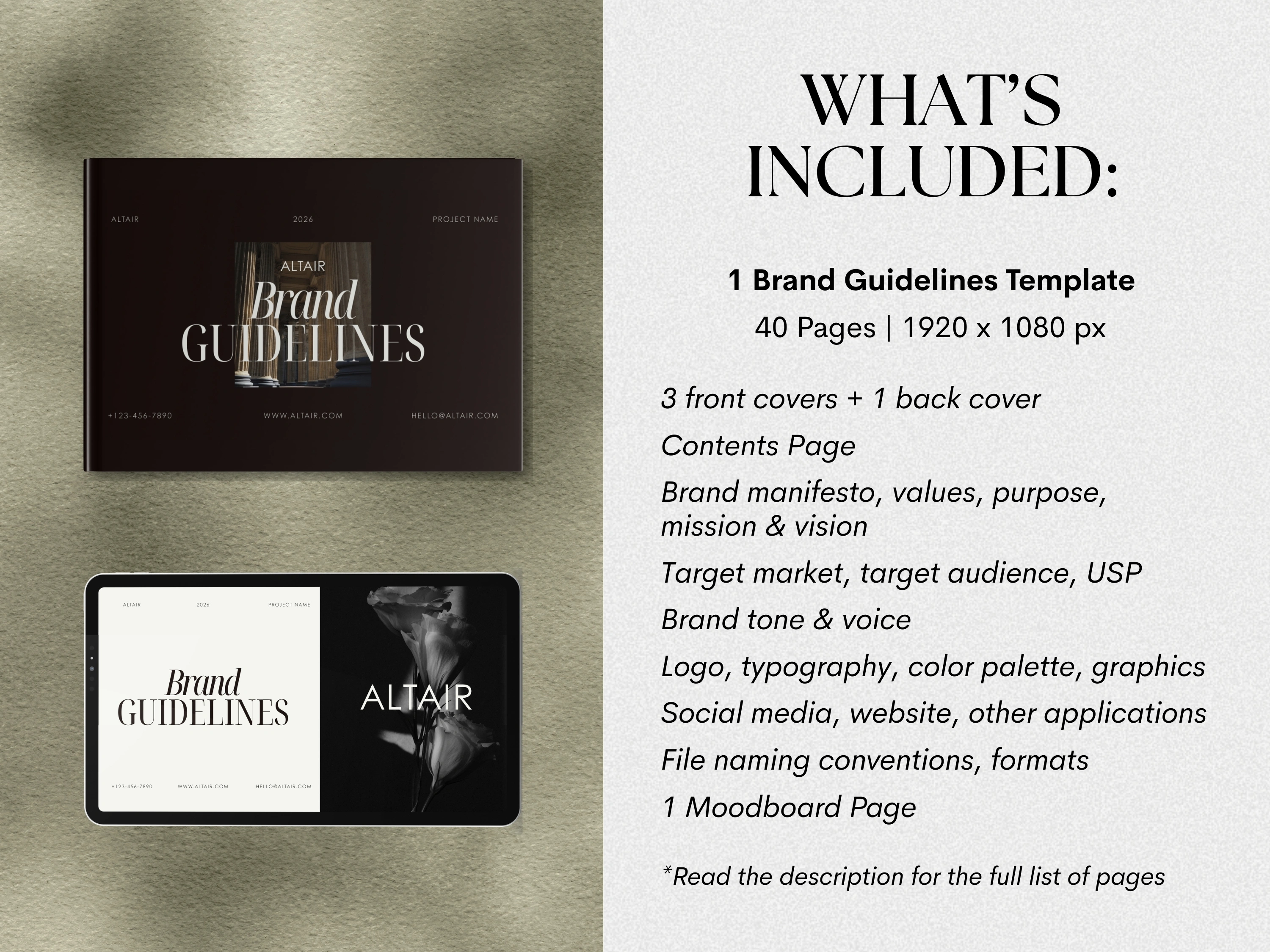 Brand Guidelines Template | Visual Identity Branding | Editable Canva | Small Business Tools - View 2