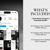 Luxury Real Estate Instagram Bundle | Social Media Posts | Realtor Marketing | Highlight Covers | Story Templates - Image 2