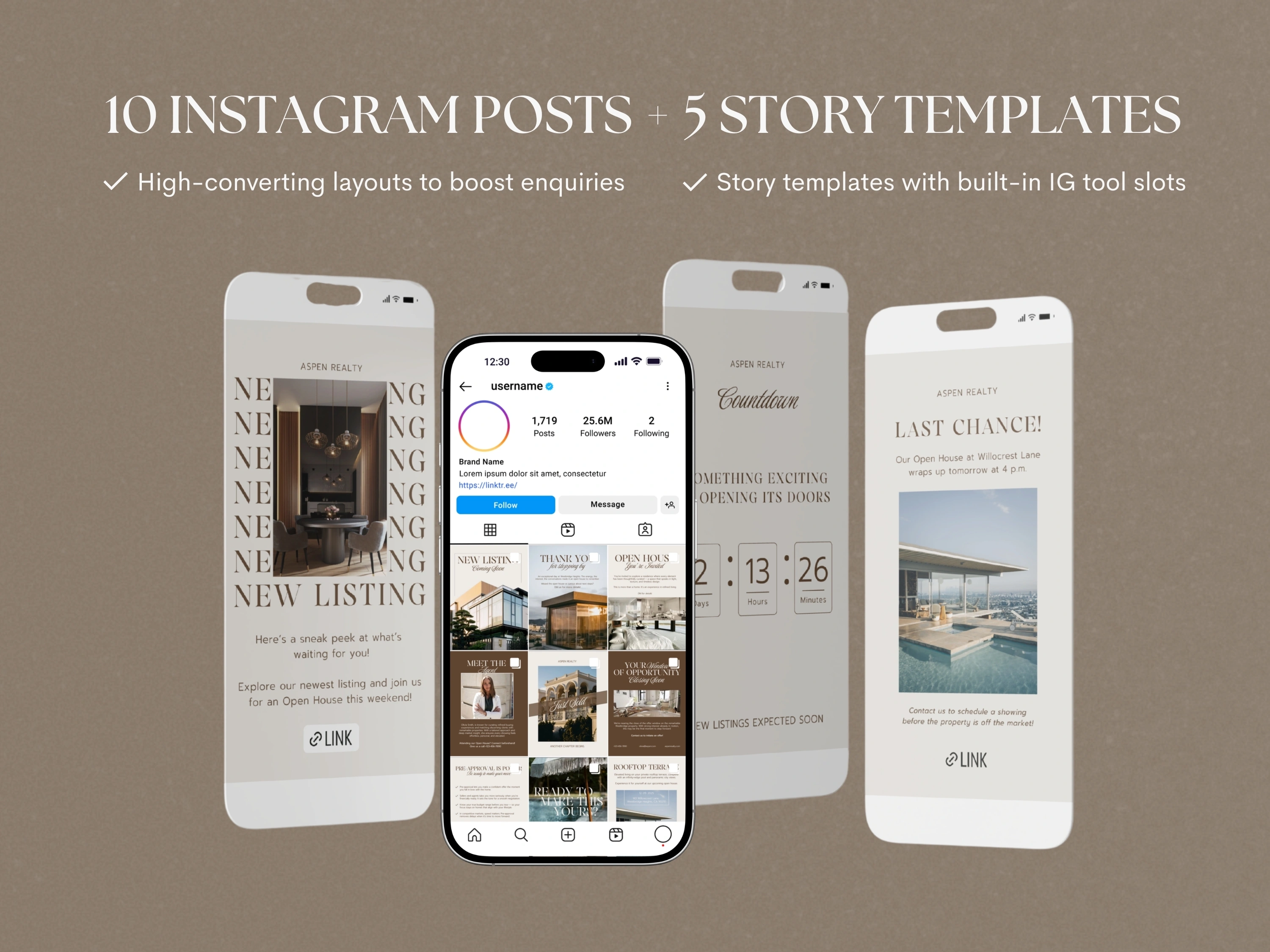 Open House Marketing | Printables | Sign In Sheet | Email Newsletter | Feedback Form | Social Media Posts - View 4