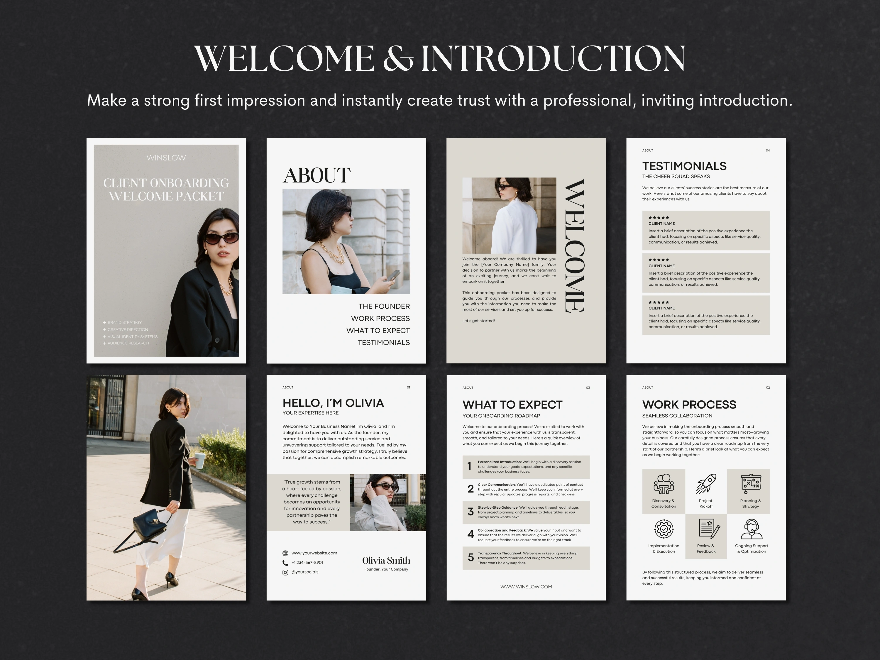 Client Onboarding Welcome Packet | Small Business Tools | Project Management | Editable Canva Template - View 4