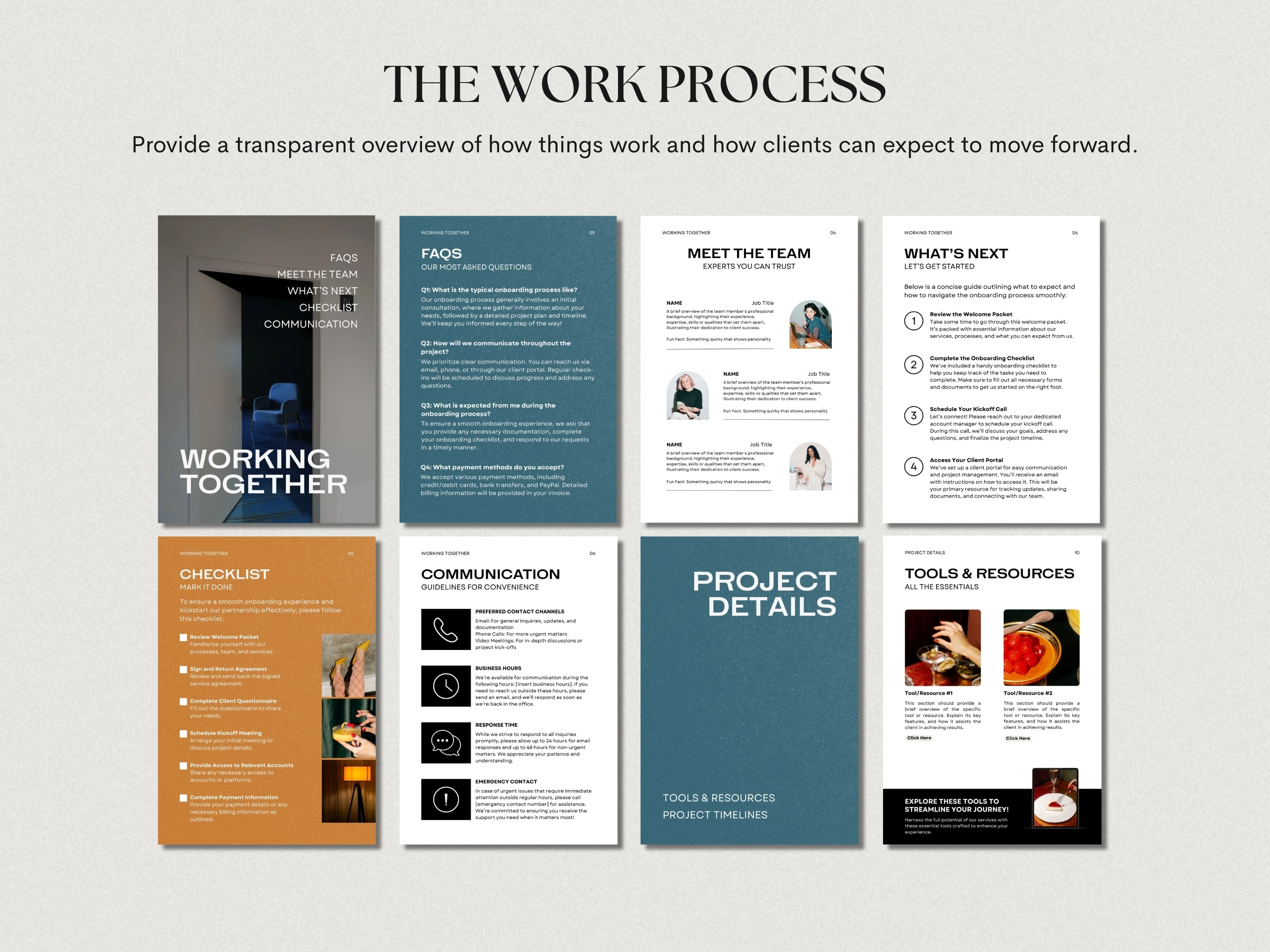 Client Onboarding Welcome Packet | Small Business Tools | Project Management | Editable Canva Template - View 5