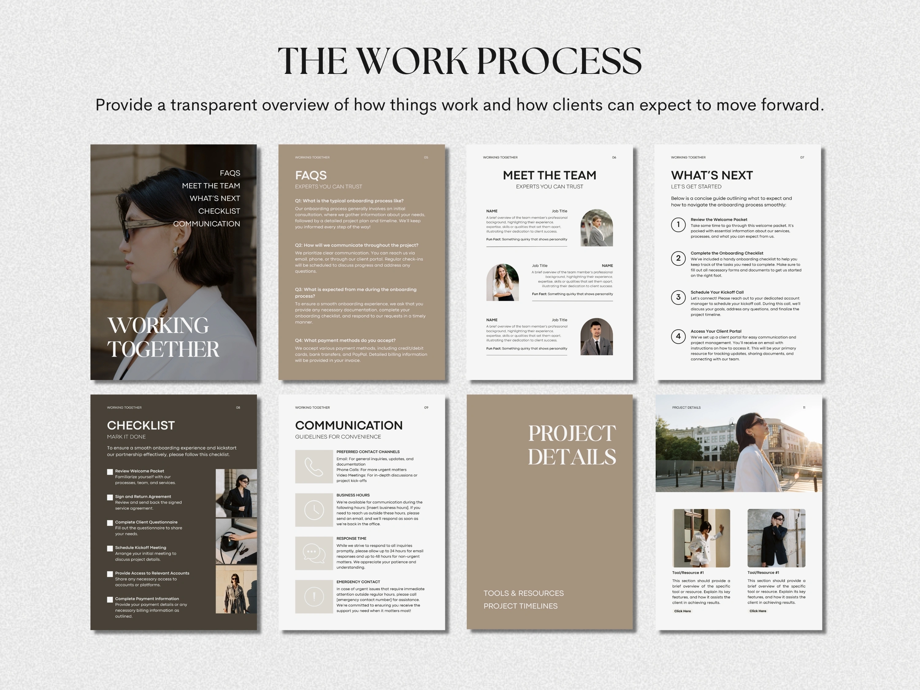 Client Onboarding Welcome Packet | Small Business Tools | Project Management | Editable Canva Template - View 5