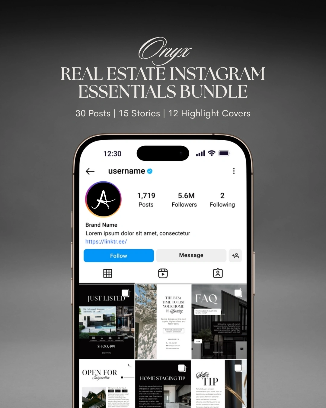 Onyx Real Estate Instagram Essentials Bundle - Image 5