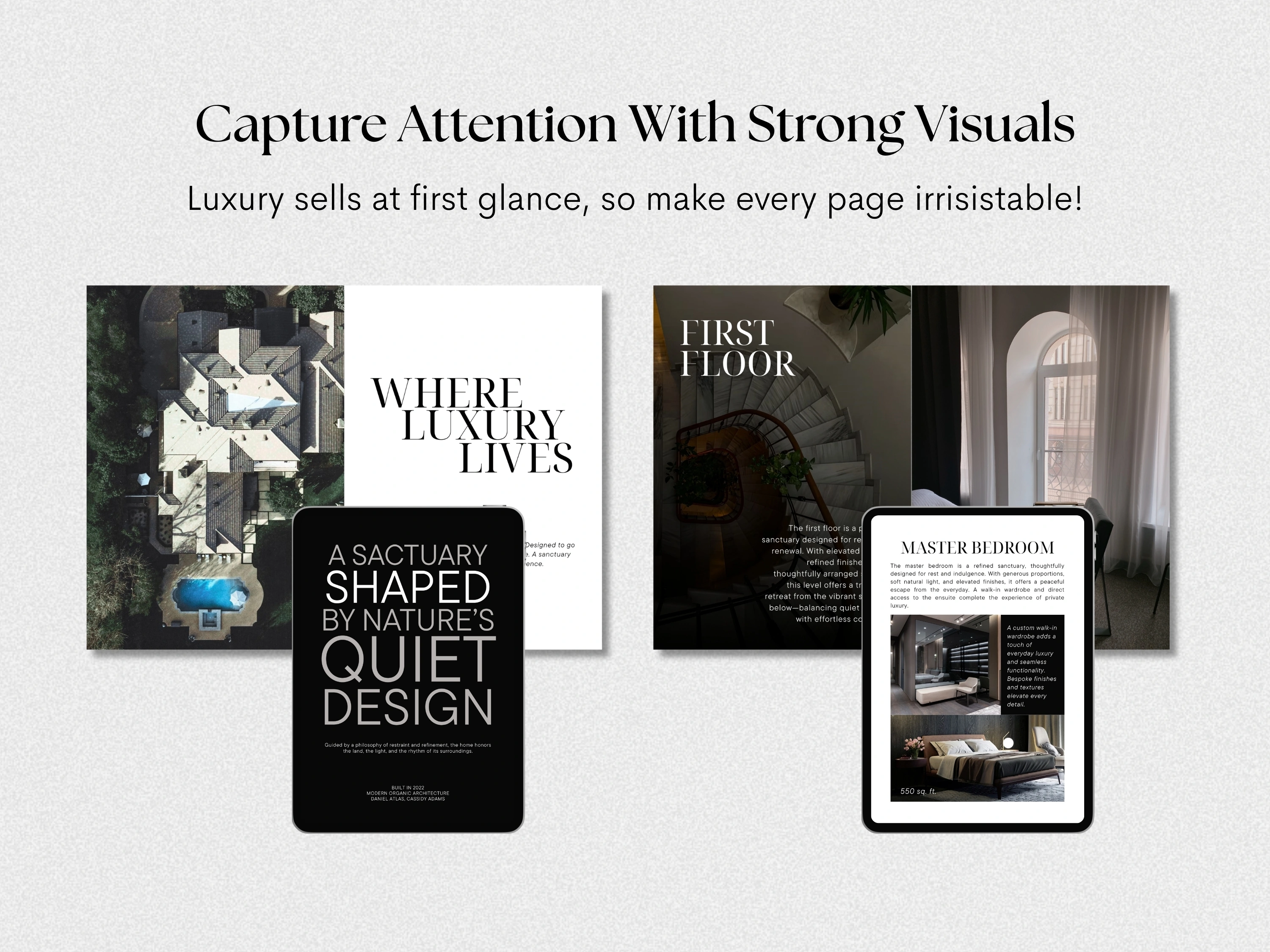 Luxury Property Brochure | Real Estate Templates | Realtor Marketing | Listing Presentation | Editable Canva Template - View 6