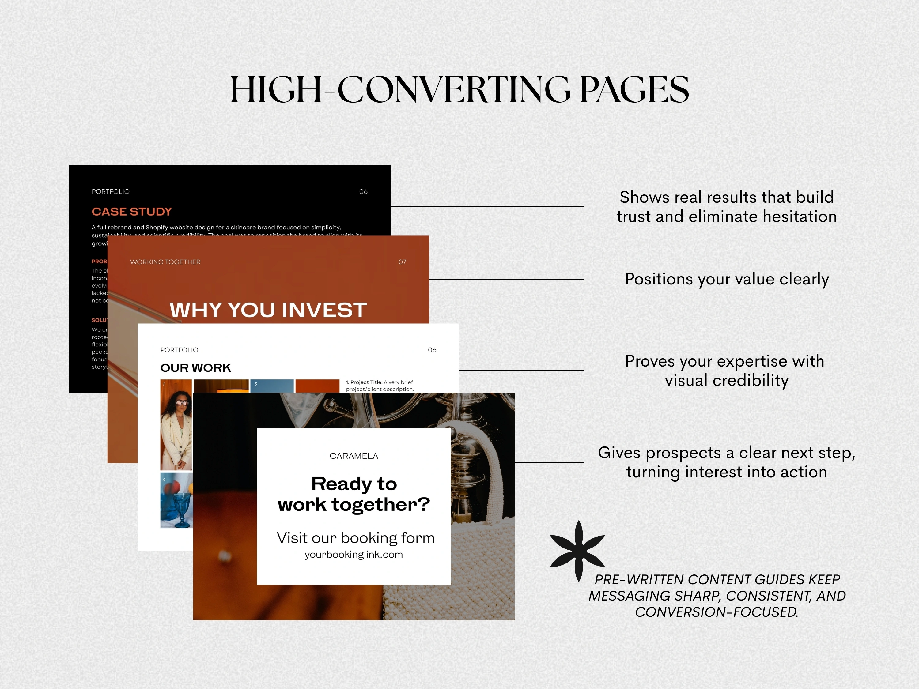 Service & Pricing Guide Template | Editable Canva | Case Study | Freelancers | Small Business Tools - View 6