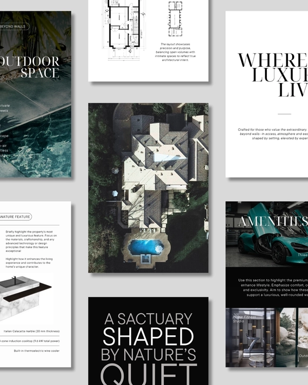 Onyx Real Estate Luxury Property Brochure