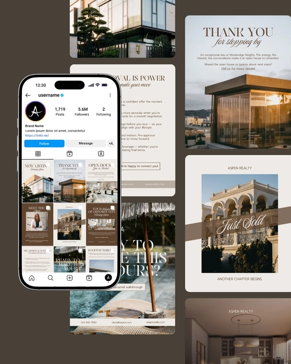 Sandstone Open House Marketing Essentials Bundle
