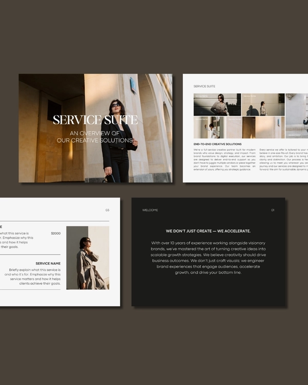 Winslow Pricing & Service Guide